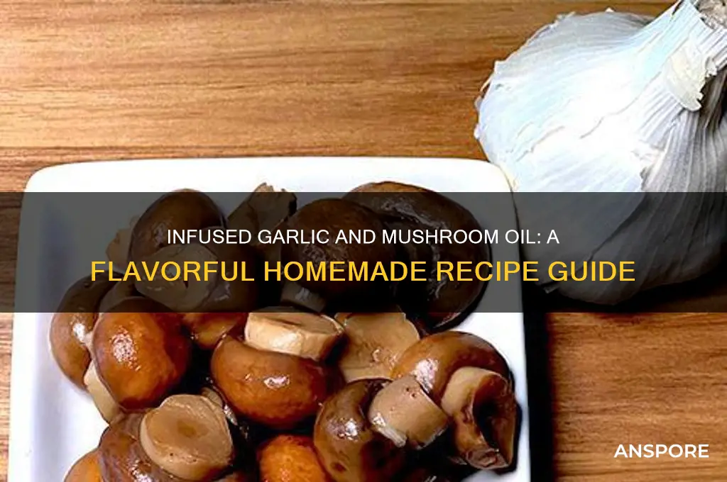 how do you make garlic and mushroom oil