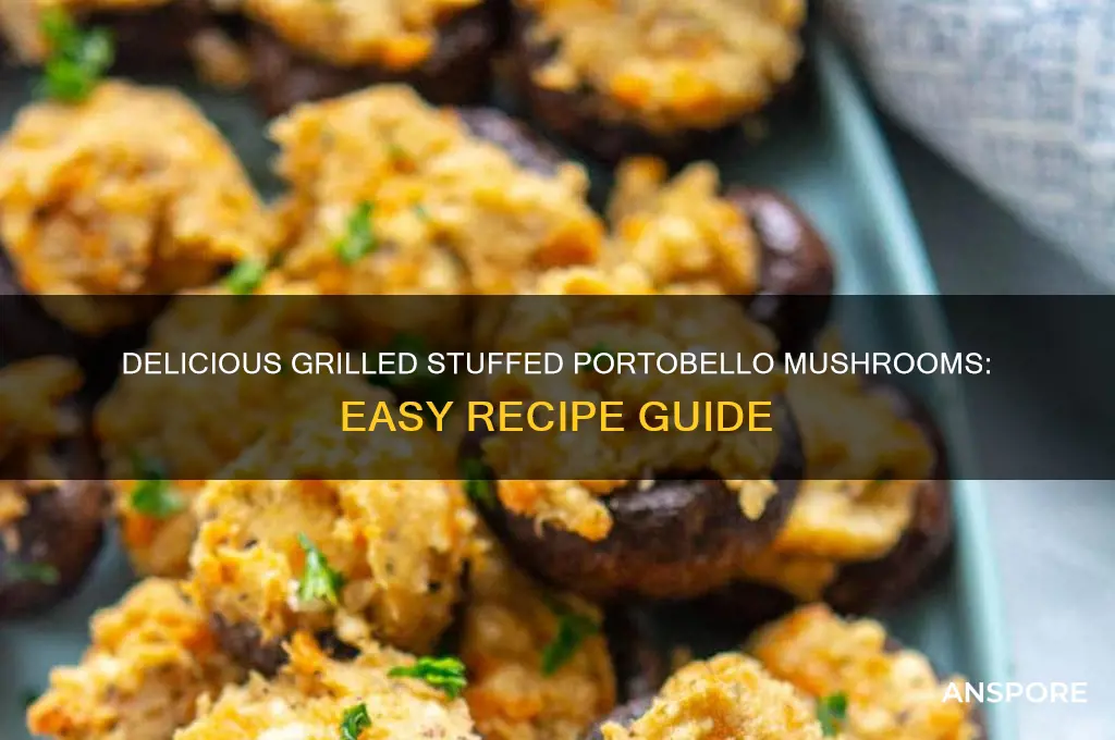 how do you make grilled stuffed portobello mushrooms