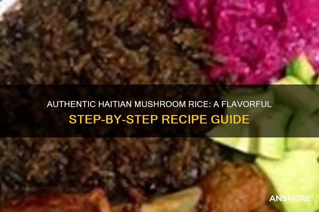 how do you make haitian mushroom rice