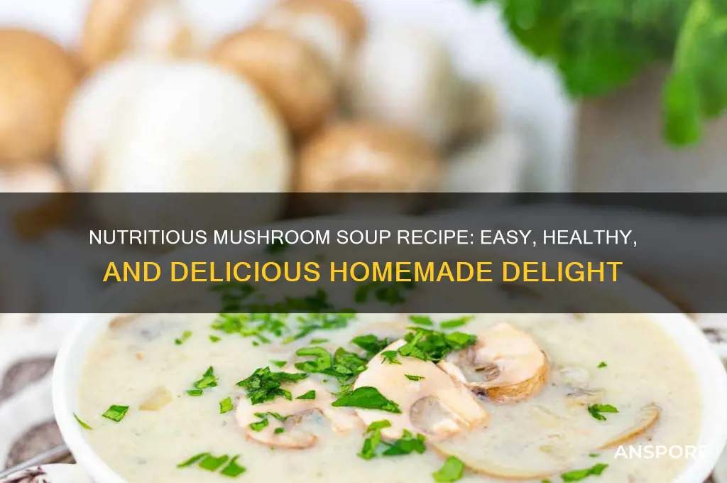 how do you make healthy mushroom soup