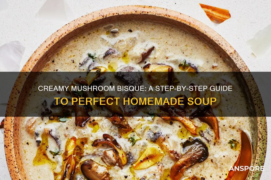 how do you make mushroom bisque