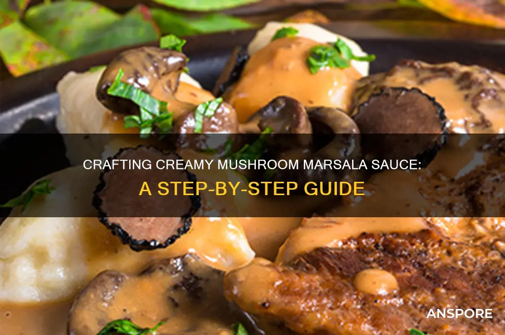 how do you make mushroom marsala sauce