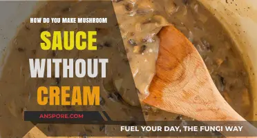 Cream-Free Mushroom Sauce: A Rich, Dairy-Free Recipe for Flavorful Dishes