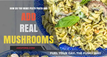 Creamy Pesto Pasta with Sautéed Mushrooms: A Flavorful, Easy Recipe