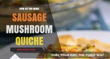 Sausage Mushroom Quiche: Easy Recipe for a Savory Breakfast Delight