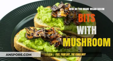 Crispy Mushroom Magic: Crafting Vegan Bacon Bits at Home