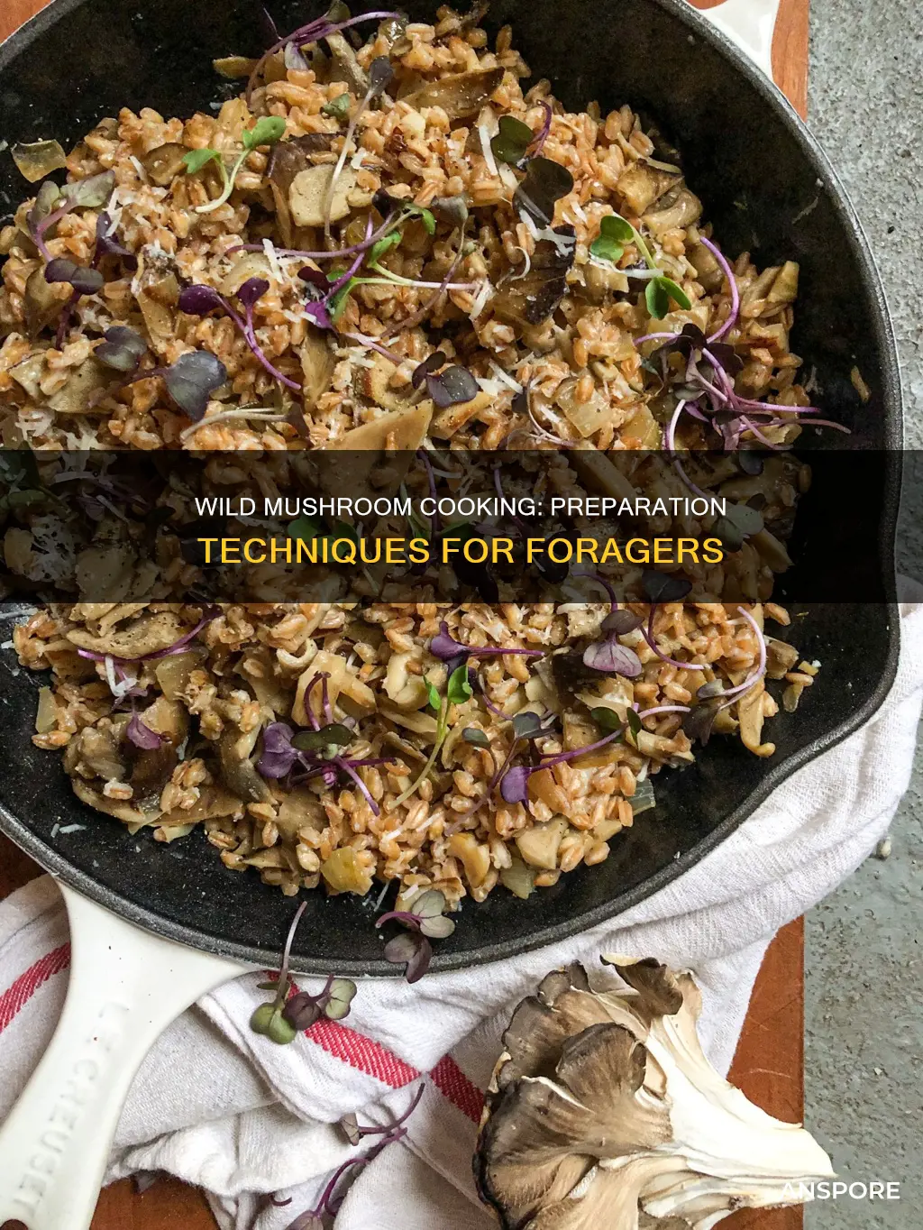 how do you prepare wild mushrooms