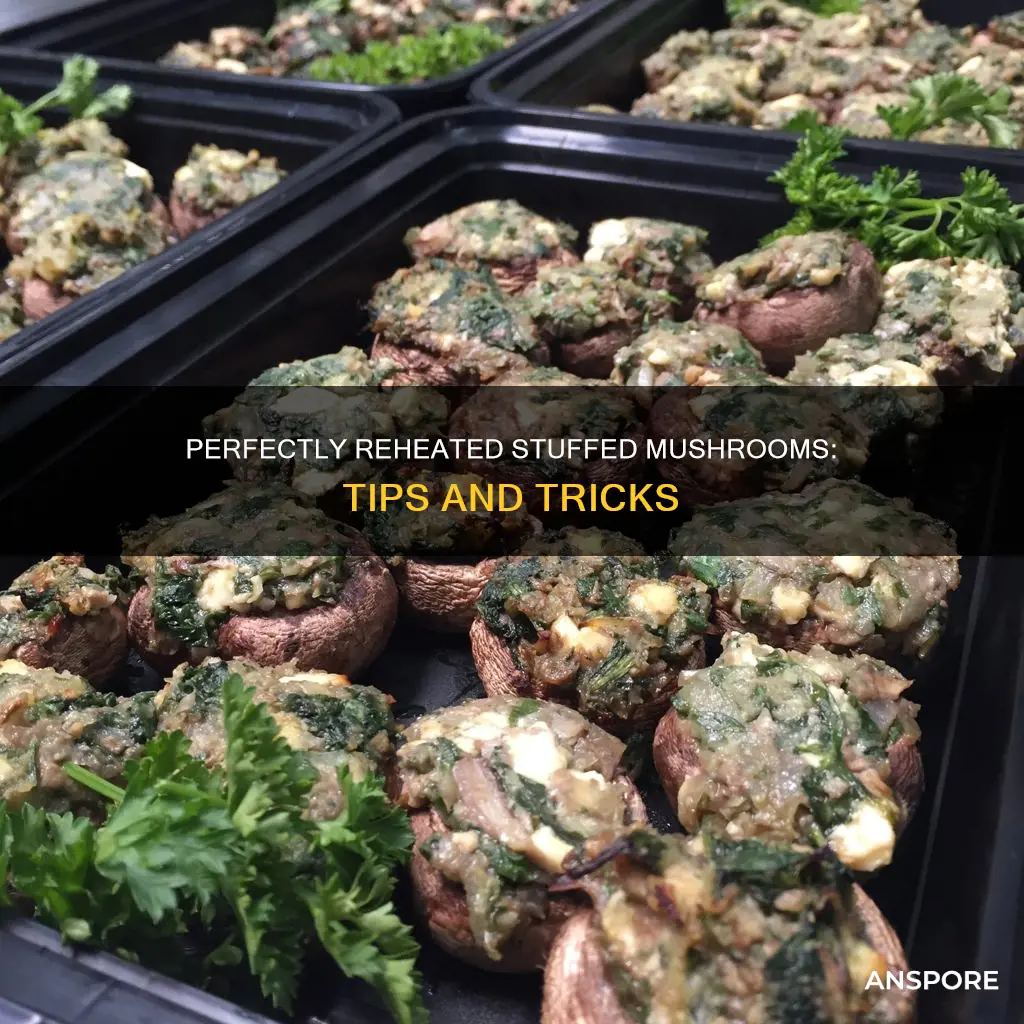 how do you rehea stuffed mushrooms