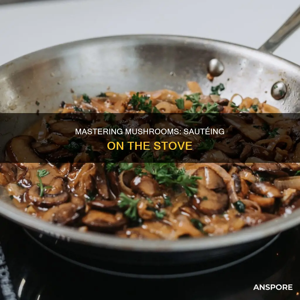how do you saute mushrooms on the stove