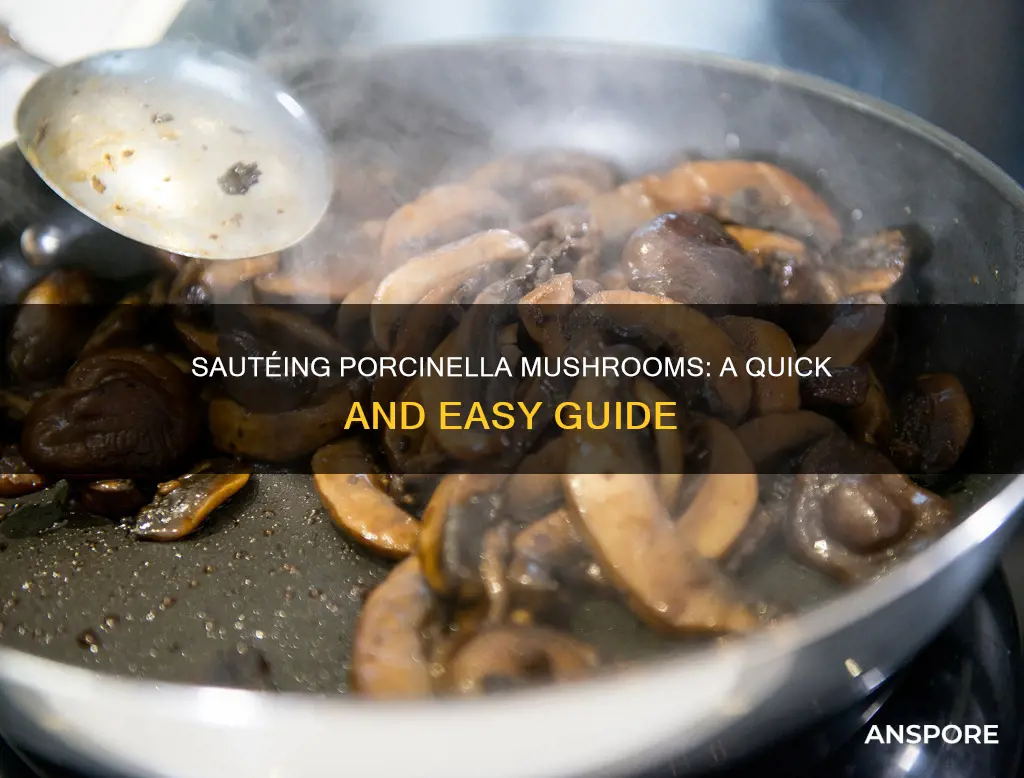 how do you saute poranella mushrooms