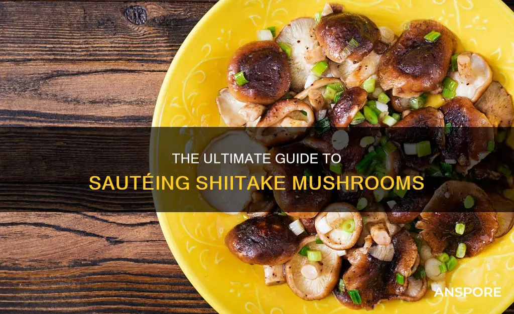how do you saute shiitake mushrooms