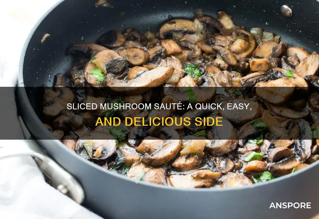 how do you saute sliced mushrooms