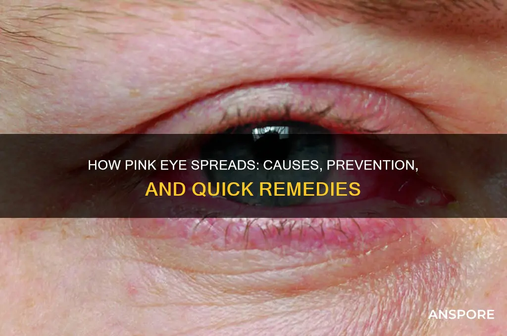 how do you sporead pink eye