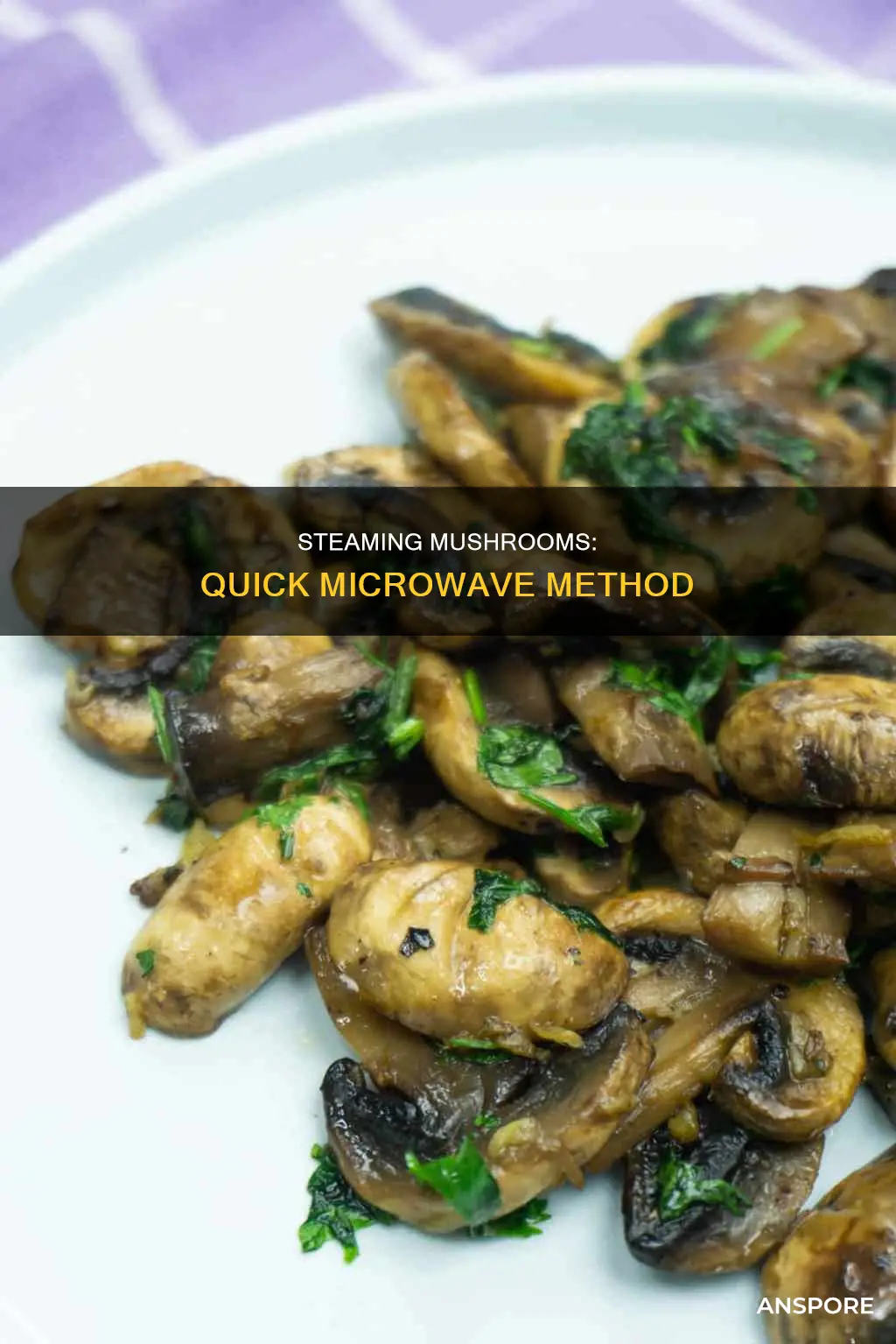 how do you steam mushrooms in microwave