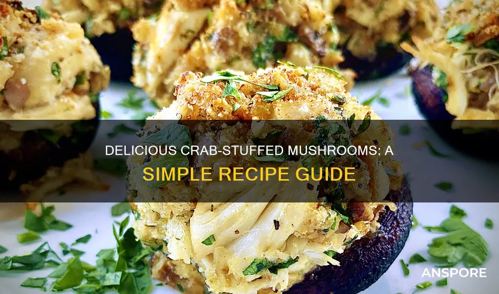 how do you stuff mushrooms with crab meat