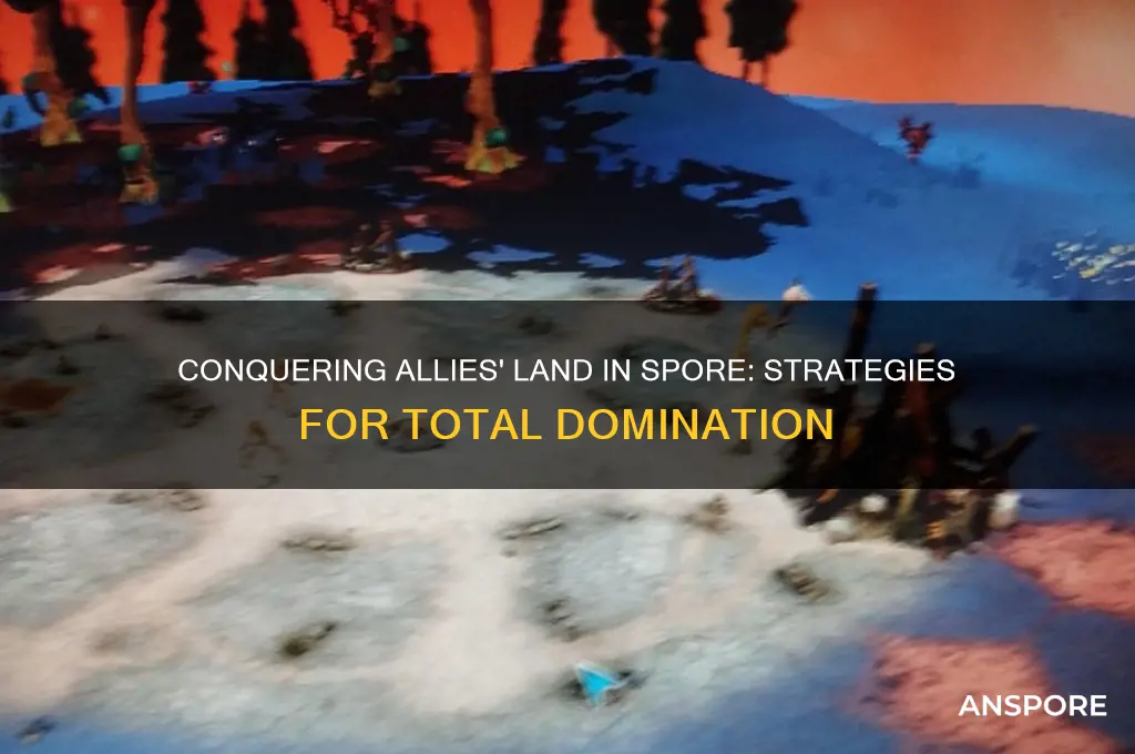 how do you take all your allies land spore