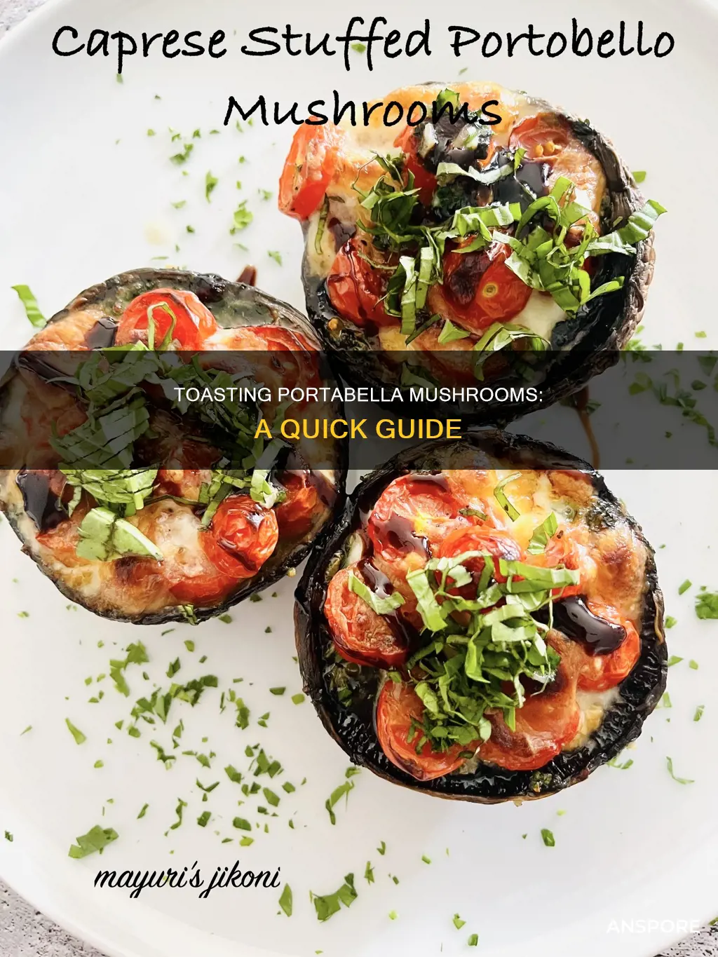 how do you toast portabella mushrooms