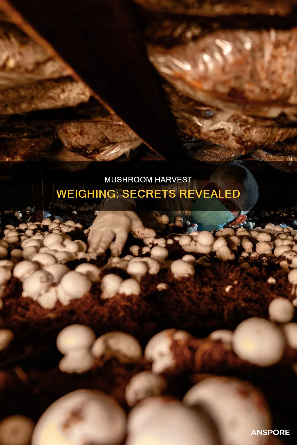 how does a mushroom harvest weigh