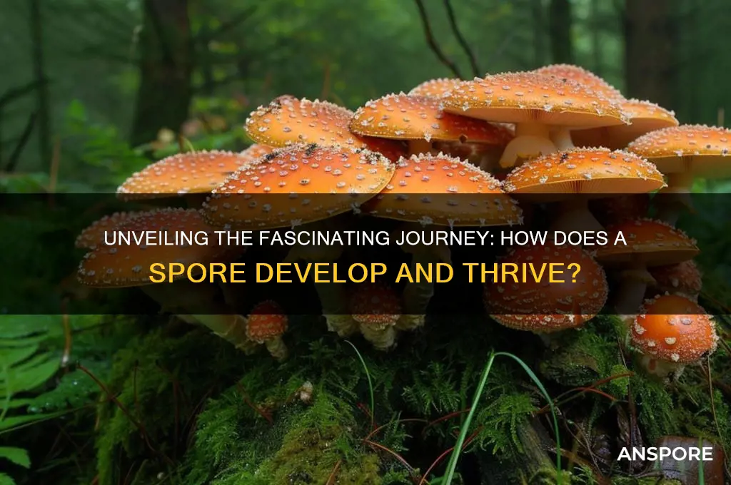 how does a spore develop