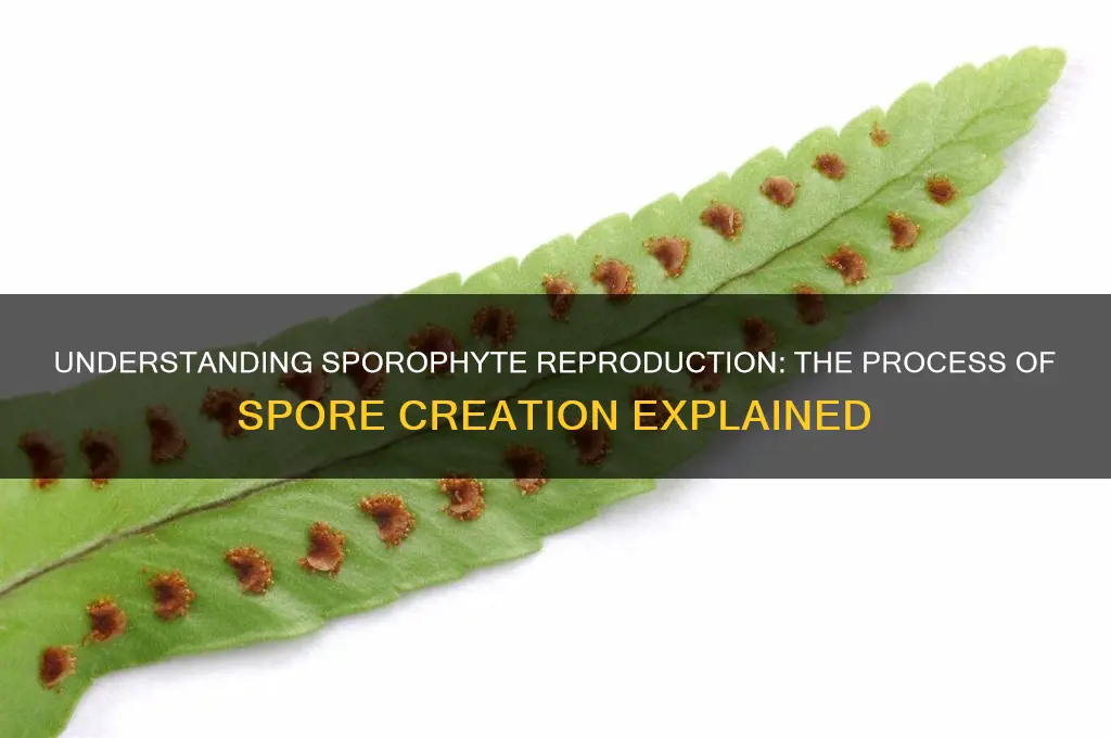how does a sporophyte create spores