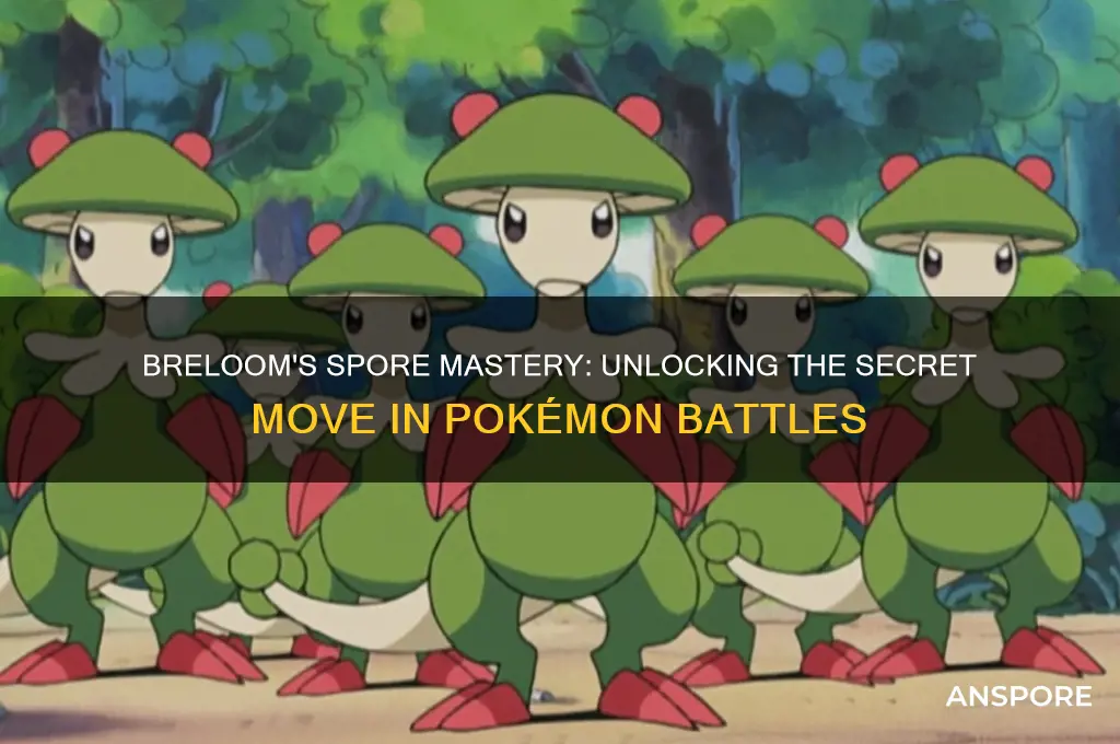 how does breeloom learn spore