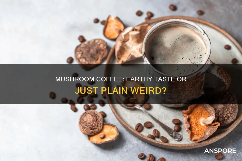 how does mushroom coffee taste