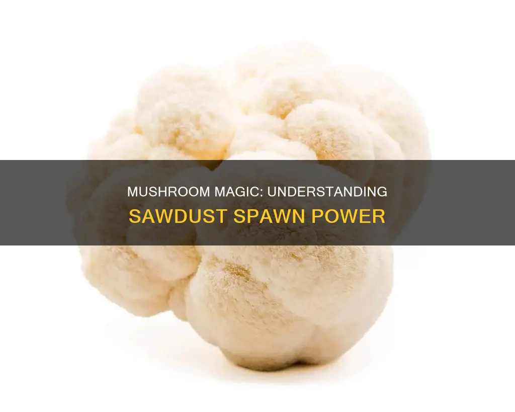 how does mushroom sawdust spawn work