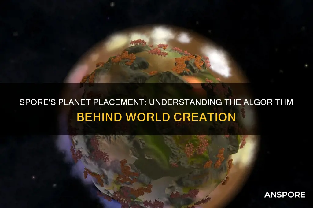 how does spore determine where to make planets
