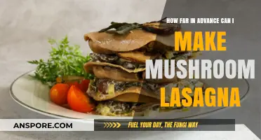 Perfect Timing: Preparing Mushroom Lasagna Ahead of Time