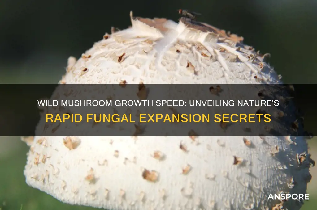 how fast do wild mushrooms grow