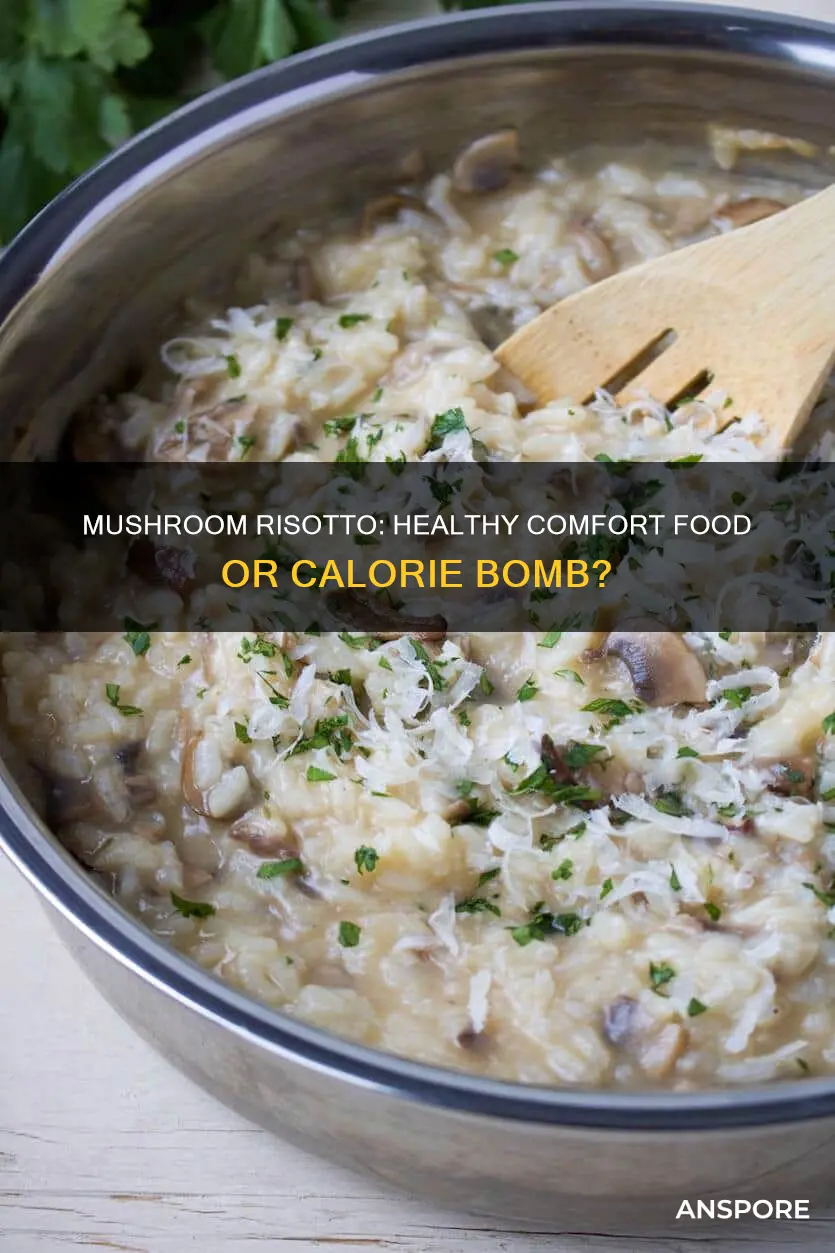 how fattening is mushroom risotto