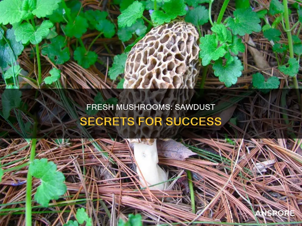 how fresh sawdust mushrooms
