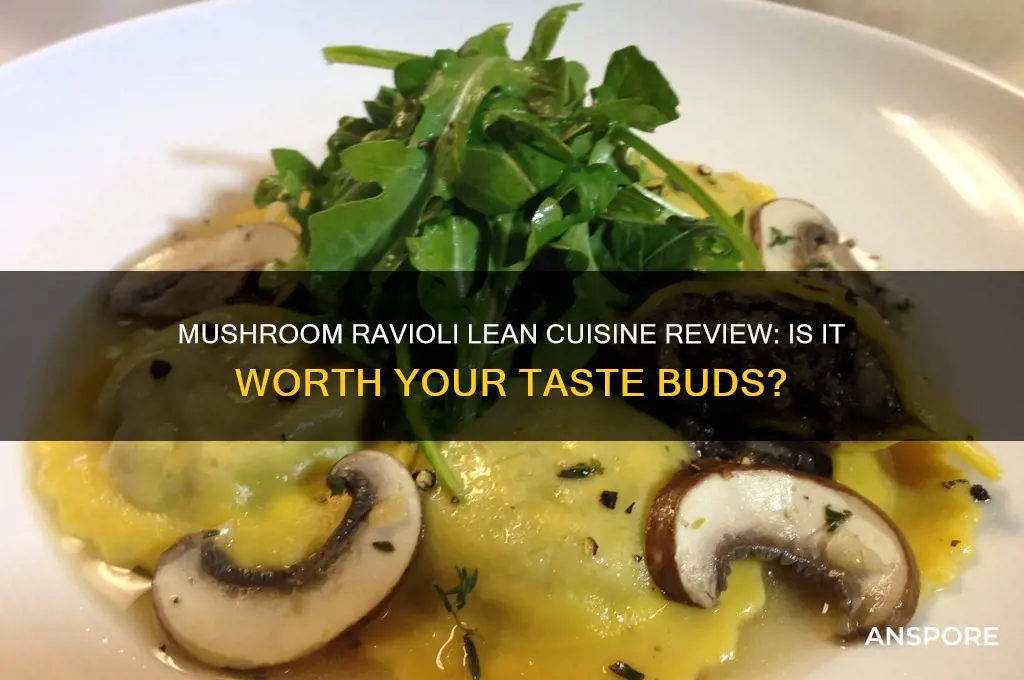 how good is the mushroom ravioli lean crusine