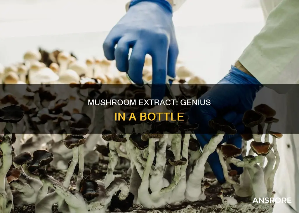 how is genius mushrooms extract