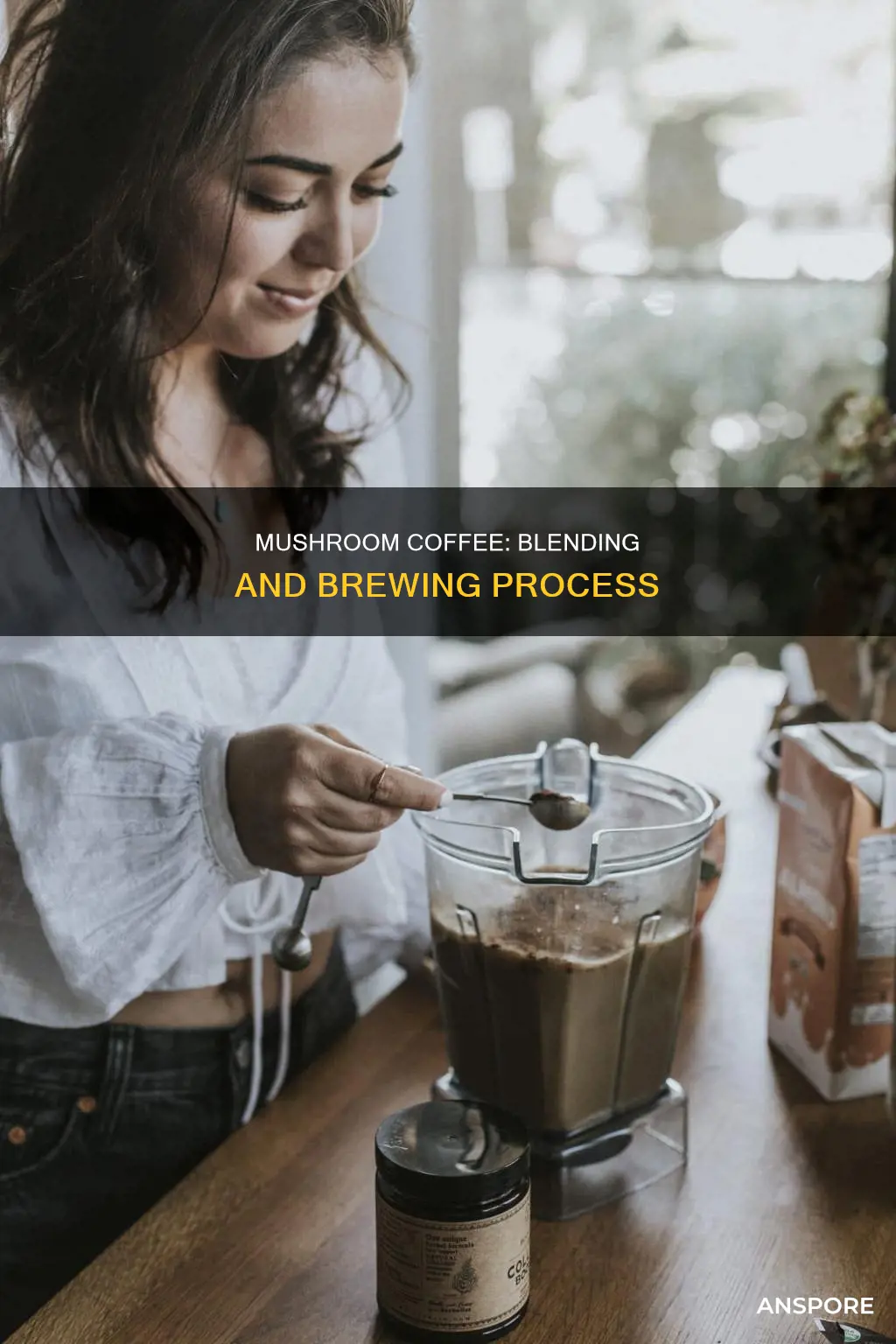 how is mushroom coffee made