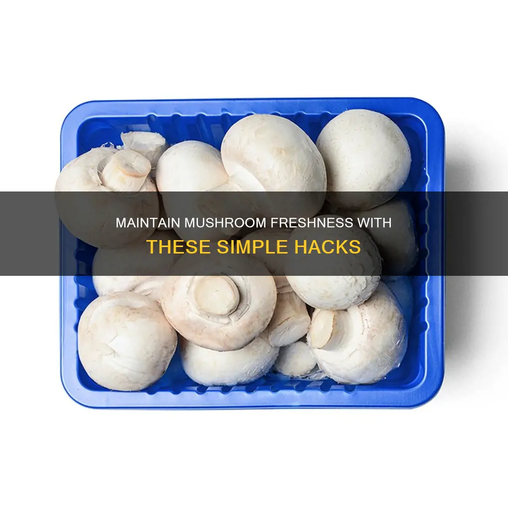 how keep mushrooms fresh