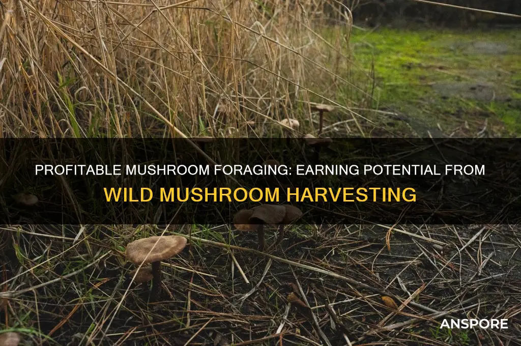 how kuch can you make picking mushrooms