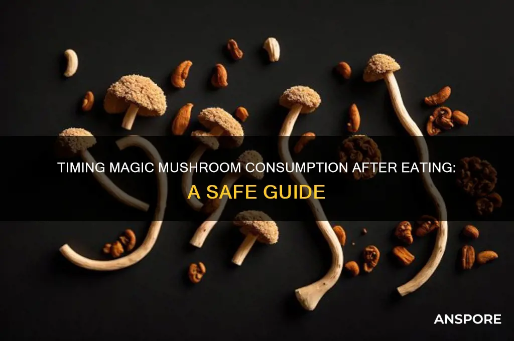 how long after ive eaten can i consume magic mushrooms