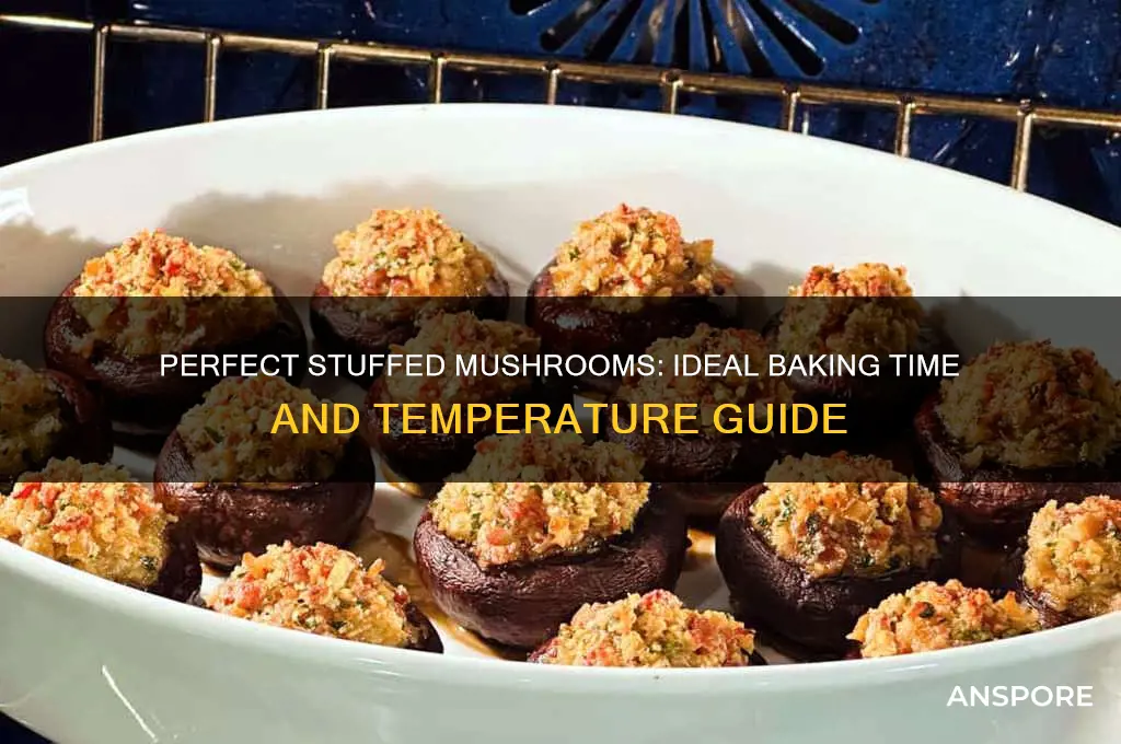 how long and what temp for stuffed mushrooms