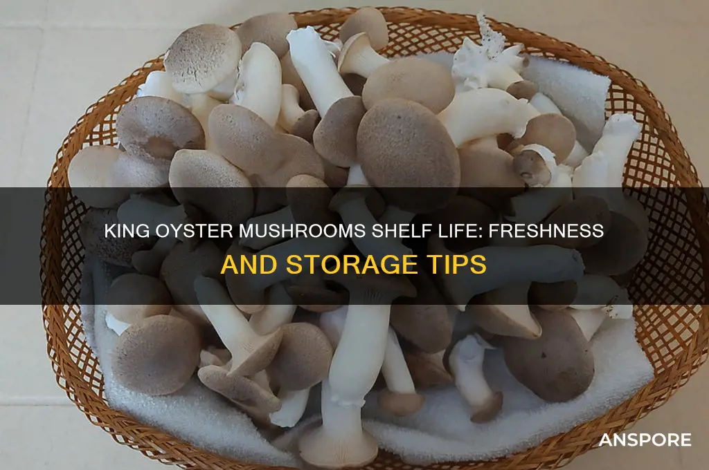 how long are king oyster mushrooms good for