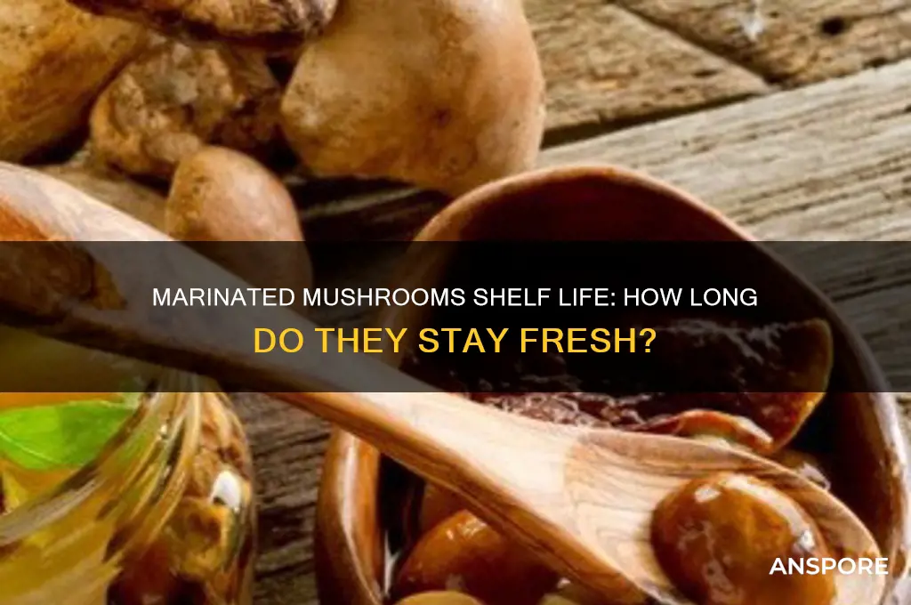 how long are marinated mushrooms good for