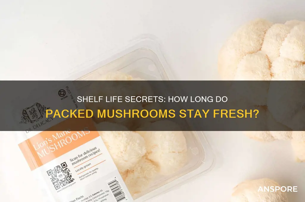 how long are mushrooms good after packing date