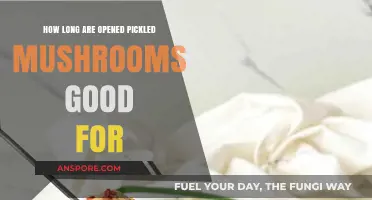 Opened Pickled Mushrooms: Shelf Life and Storage Tips Explained