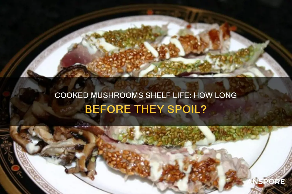 how long before cooked mushrooms go bad