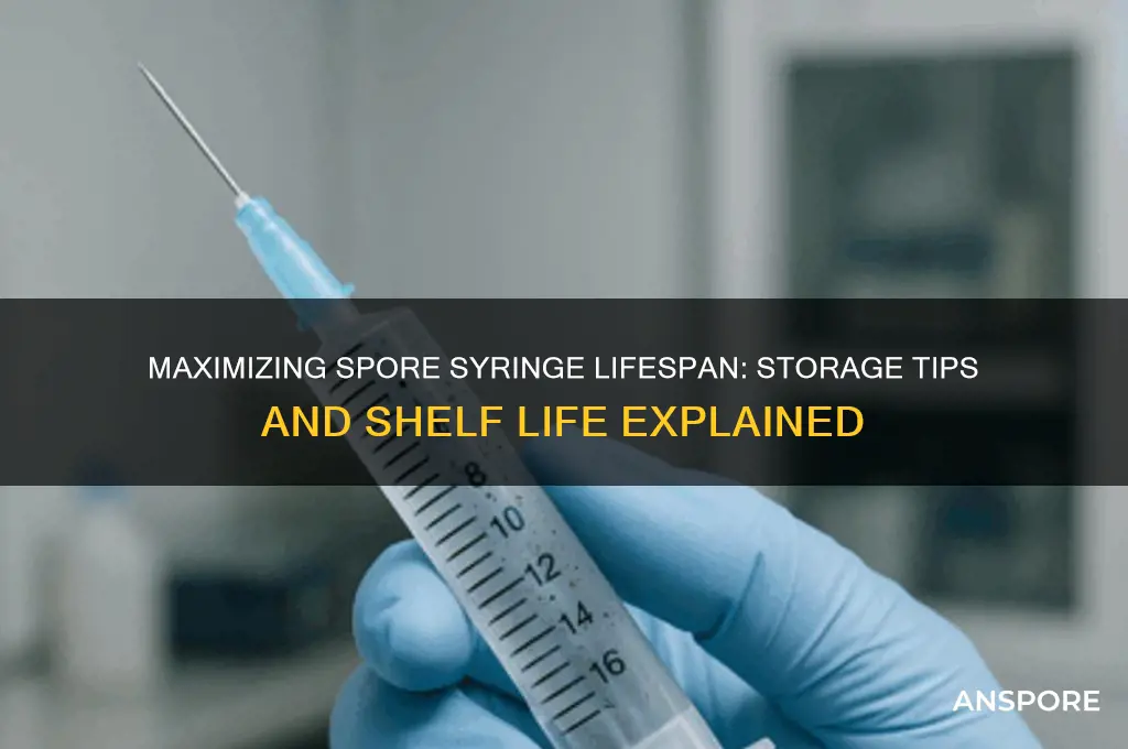 how long can a spore sringe last