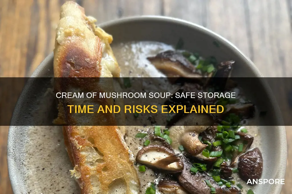how long can cream of mushroom soup be left out