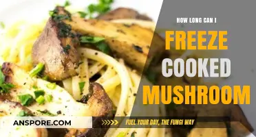 Freezing Cooked Mushrooms: Optimal Storage Time and Tips for Freshness