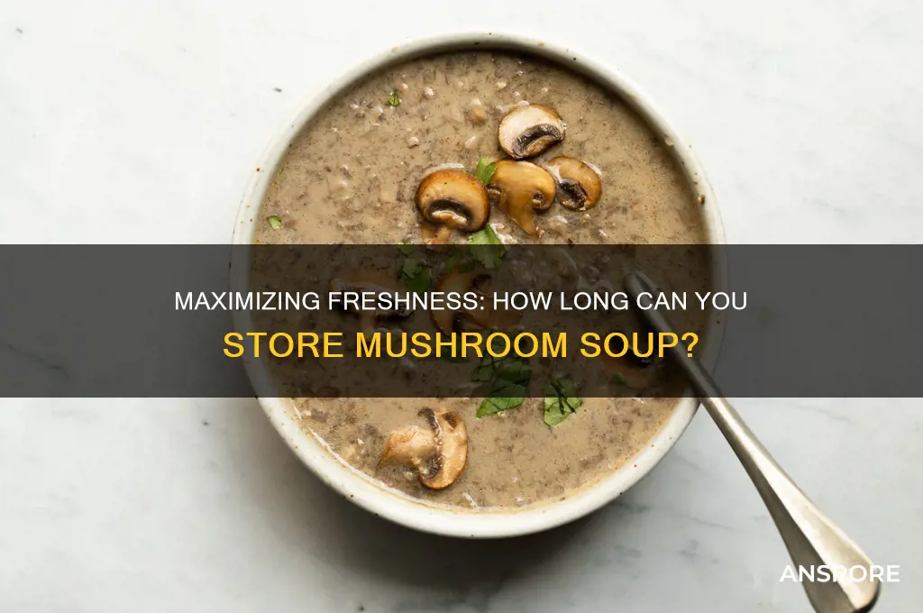 how long can i keep mushroom soup