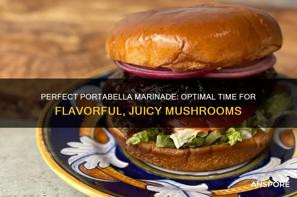 how long can i marinated portabella mushrooms