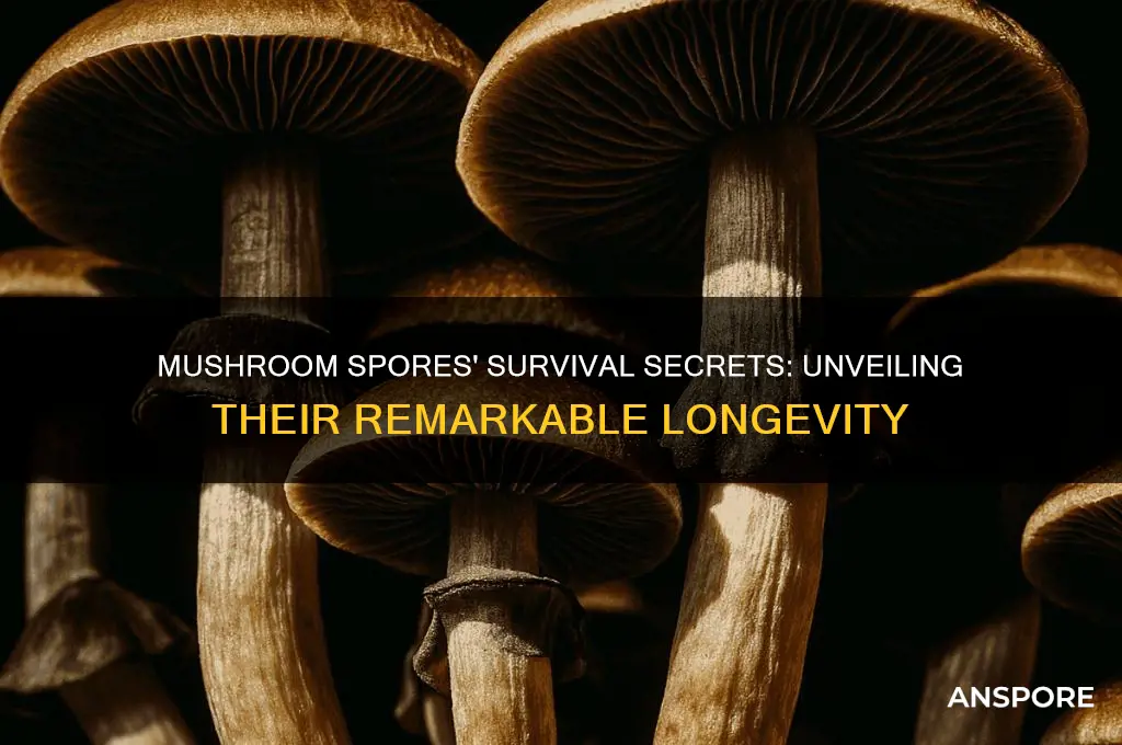 how long can mushroom spores survive